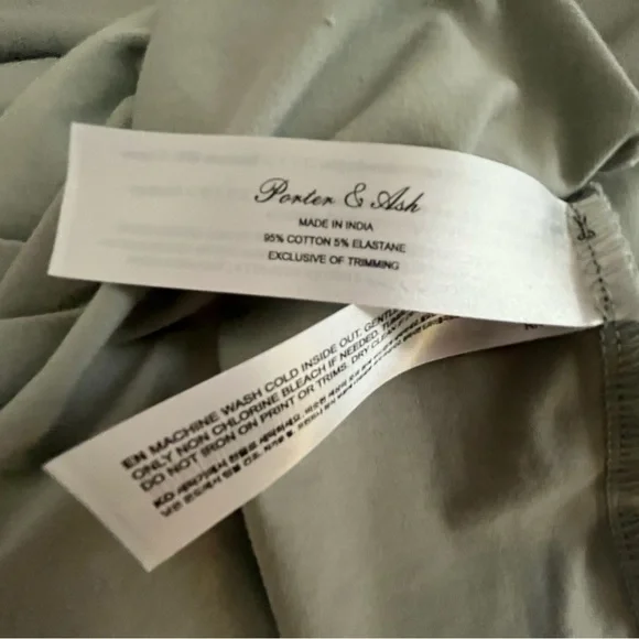 Porter & Ash 95% Cotton 4-way Stretch Short Sleeve Crew Neck Casual Top/Tshirt - Picture 8 of 9